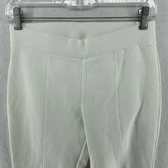 Uniqlo Women's Jeggings Sz M White Elastic Waist Mid-Rise Skinny Stretch Pockets - Picture 6 of 12